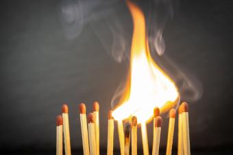 Feuer Streichhölzer
